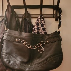 Coach chain purse  hobo crossbody leather